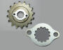 Locking plate for sprocket front Yamaha XT 600