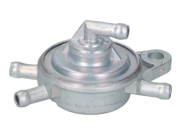 Benzinhahn Kraftstoffhahn 4 Anschlüsse für GY6 50-150ccm, Daelim, TGB