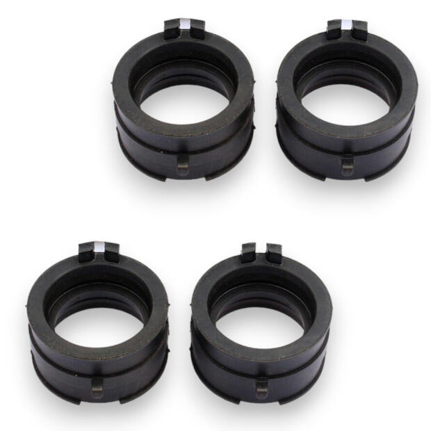 Ansaugstutzen Ansauggummi für Honda CBR 600 F Hurricane Typ PC19 1987-1990 4-er Set