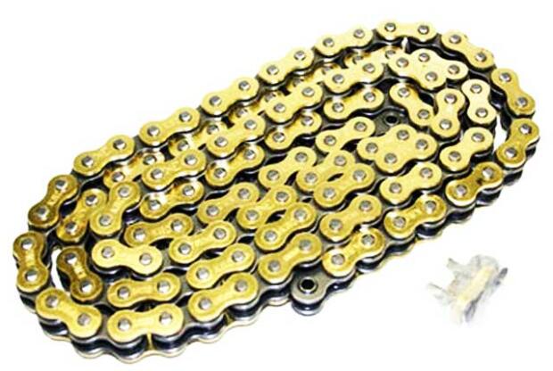 Kette 520 x94 Glieder gold doppelt verstärkt 5/8 x 1/ 4