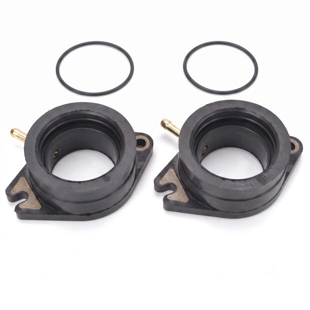 Ansaugstutzen Vergaser für Yamaha XV 750 920 1000 1100 Virago TR1 offen x2 Set