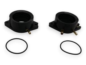 Ansaugstutzen Vergaser für Yamaha XV 750 920 1000 1100 Virago TR1 offen x2 Set