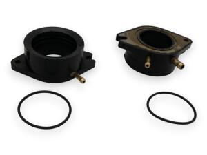 Ansaugstutzen Vergaser für Yamaha XV 750 920 1000 1100 Virago TR1 offen x2 Set