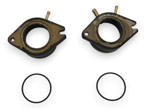 Ansaugstutzen Vergaser für Yamaha XV 750 920 1000 1100 Virago TR1 offen x2 Set