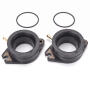 Ansaugstutzen Vergaser für Yamaha XV 750 920 1000 1100 Virago TR1 offen x2 Set