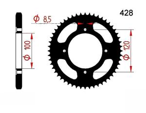 Kettensatz 14/63 Zähne für Beta RR 125 Enduro...