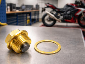 Magnetic oil drain plug M22x1,5mm for Ducati Husqvarna KTM Triumph Bimota with 10mm magnet