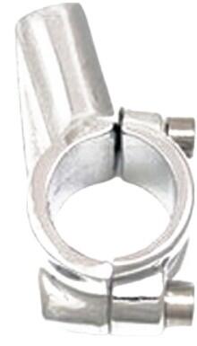 Mirror holder chrome 22mm M10 x 1.25RE