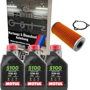 Kundendienst Wartung Inspektion TGB Blade 1000 Ölfilter Öl Dichtung