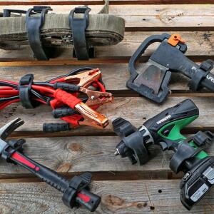 Werkzeughalter paar 22-31mm Quad ATV UTV Werkzeug Gewehr Gerätehalter