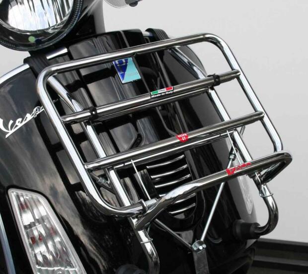 Gepäckträger für Vespa GT vorne in Chrom