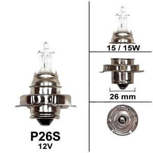 Glühbirne Scheinwerfer Halogen 12V 20W P26S