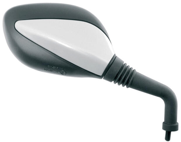 Rechter Spiegel Yamaha M 10 Gewinde schwarz grau