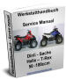 Werkstatthandbuch, Reparaturanleitung Dinli T-Rex, Helix, 50 - 100 - 110 ccm, DL 601, DL603, Sachs (Download/CD/ausgedruckt)