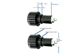 Lenkergewichte Stahllenker Lenkerenden Yamaha