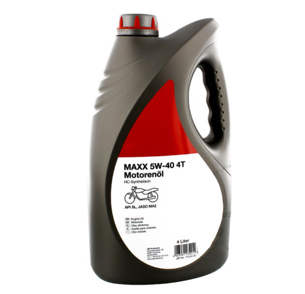 Motoröl MAXX 5W-40 Öl 4T HC Synthetisch 4 Liter