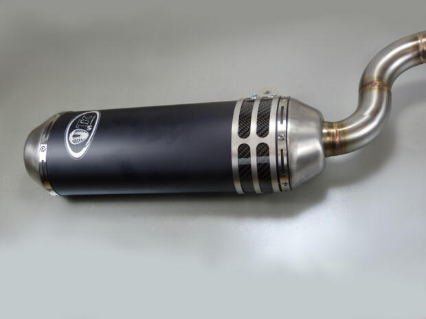 Auspuff Honda NX 250 Dominator mit ABE Black