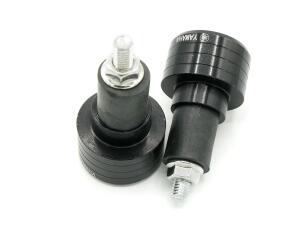 Lenkergewichte Stahllenker Lenkerenden Yamaha schwarz