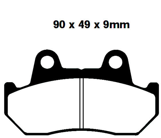 Bremsbelag vorne Honda