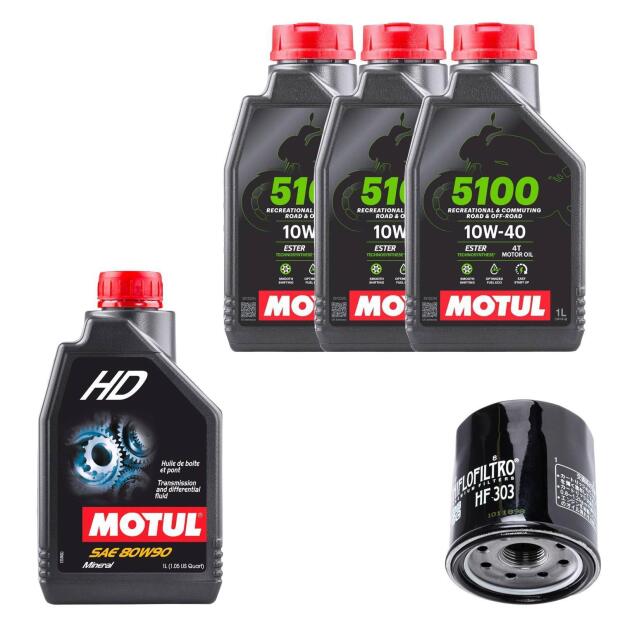 Customer service oil change kit with differential for Access AX 650/750/850