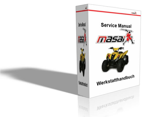 Werkstatthandbuch, Reparaturanleitung Masai K50 DL 503 JP 502 Kinderquad (Download/CD/ausgedruckt)