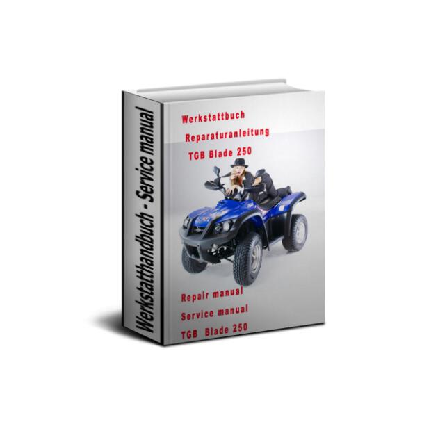 Werkstatthandbuch, Reparaturanleitung TGB 250 - 300. SEIKEL Blade 250 - 300 (Download/CD/ausgedruckt)