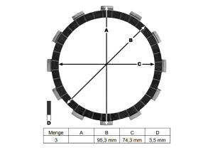 Kupplung Honda ST 50 Dax / Z 50 Monkey / ZR 50 / Chaly...