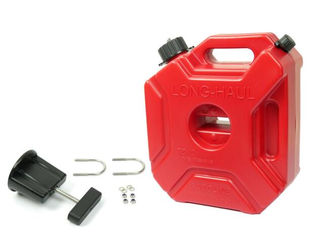 Tanica benzina da 3 litri moto enduro da viaggio completa di staffa