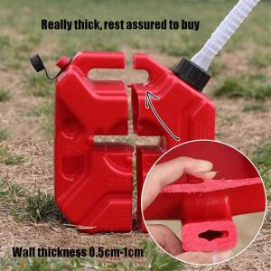 Kanister Benzin 5 Liter Motorrad Reiseenduro Benzinkanister mit Halterung