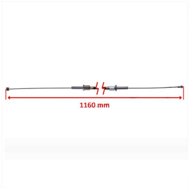 Schaltzug 1160 mm für Sachs / Hercules Prima 4 und Prima 5 Grau