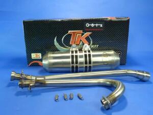Exhaust with front pipe CFMOTO 520L stainless steel