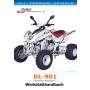 Werkstatthandbuch, Reparaturanleitung Dinli DL901, DL902, DL904, DMX 450 Quad ATV (Download/CD/ausgedruckt)