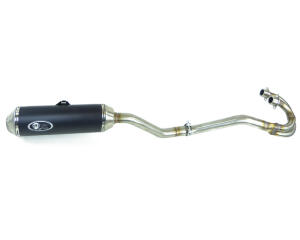 Exhaust Yamaha XT 600 43F 84-86 black edition complete with head pipe