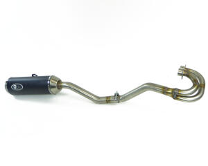 Exhaust Yamaha XT 600 43F 84-86 black edition complete with head pipe