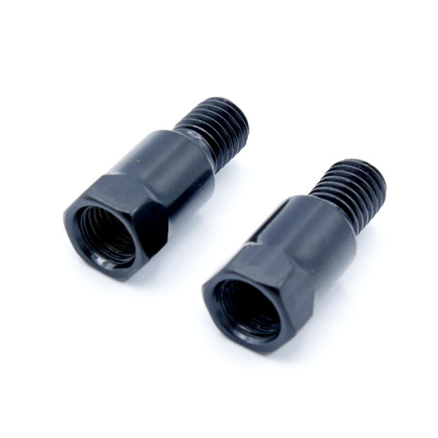 Spiegeladapter paar für BMW von M10 x 1,25 am Spiegel auf M10 x 1,5 am Lenker