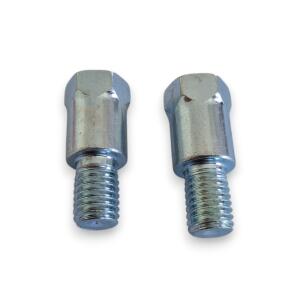 Spiegel Adapter Set für BMW M10x1,50 auf M10x1,25 chrom paar