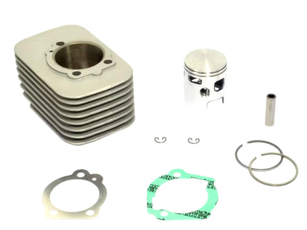 Zylinder 6 Übertromkanäle 72cc Vespa Ciao Boxer Bravo Grillo SI Tuning 10mm Big Bore Athena