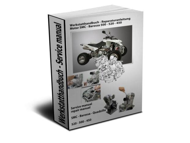 Werkstatthandbuch, Reparaturanleitung SMC 520RR 500 RAM 503 Barossa Quad ATV (Download/CD/ausgedruckt)