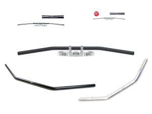 Stahllenker Dragbar Long TRW 25,4mm für Harley-Davidson