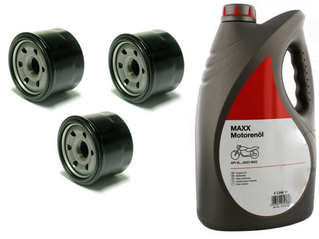 Ölfilter Öl 10W40 Honda CBR CBX NV VF VT XLV Kawasaki EN GPZ VN 400 450 500 750 1000 1100 10w40 Semi
