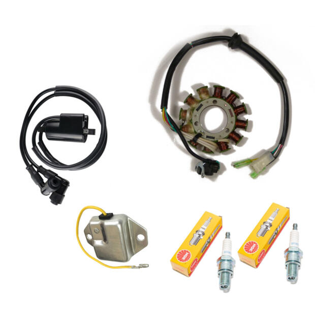 Lichtmaschine für Yamaha YFZ 350 Banshee 87-94 Stator Regler Zündspule Zündkerzen