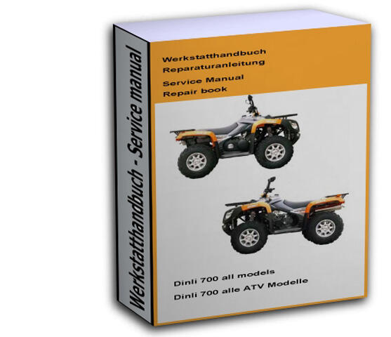 Werkstatthandbuch, Reparaturanleitung Dinli 700 Ares Centhor u.ä. (Download/CD/ausgedruckt)