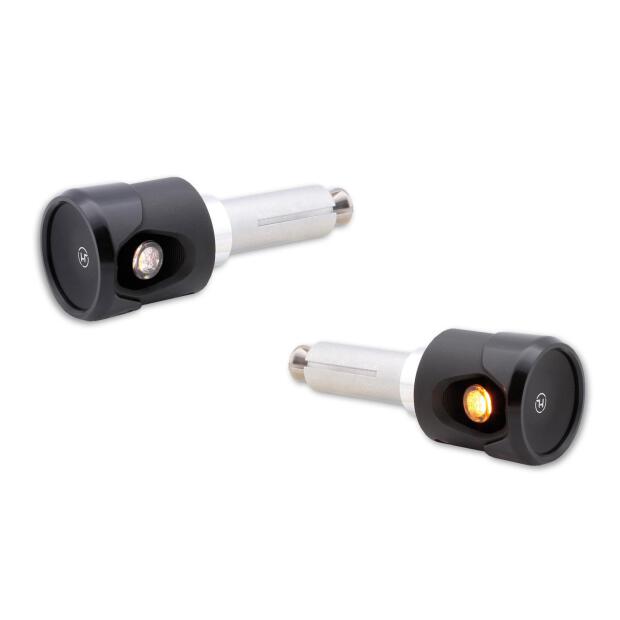 Handlebar end indicator pair with position light Akron LED handlebar indicator