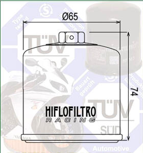 Ölfilter mit Sechskant Kawasaki KVF 650 700 750 (05-07), Brute Force KSF/KFX 700 KVF 360