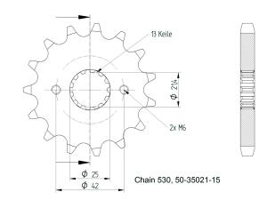 Chain kit o-ring Suzuki GSF 1200 Bandit from 2006