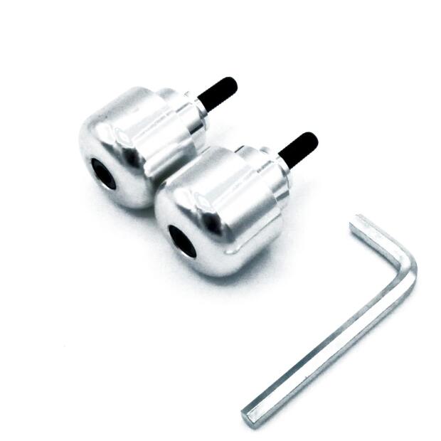 Lenkergewichte Honda Lenkerenden silber