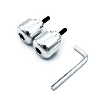 Lenkergewichte Honda Lenkerenden silber