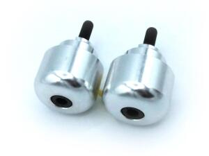 Lenkergewichte Honda Lenkerenden silber