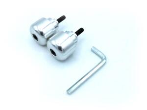 Lenkergewichte Honda Lenkerenden silber