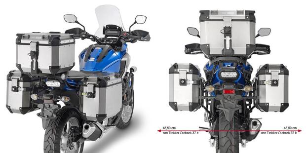 Gepäckträger Givi Seitenträger Honda NC 700/750 X/DX/DS 16-19